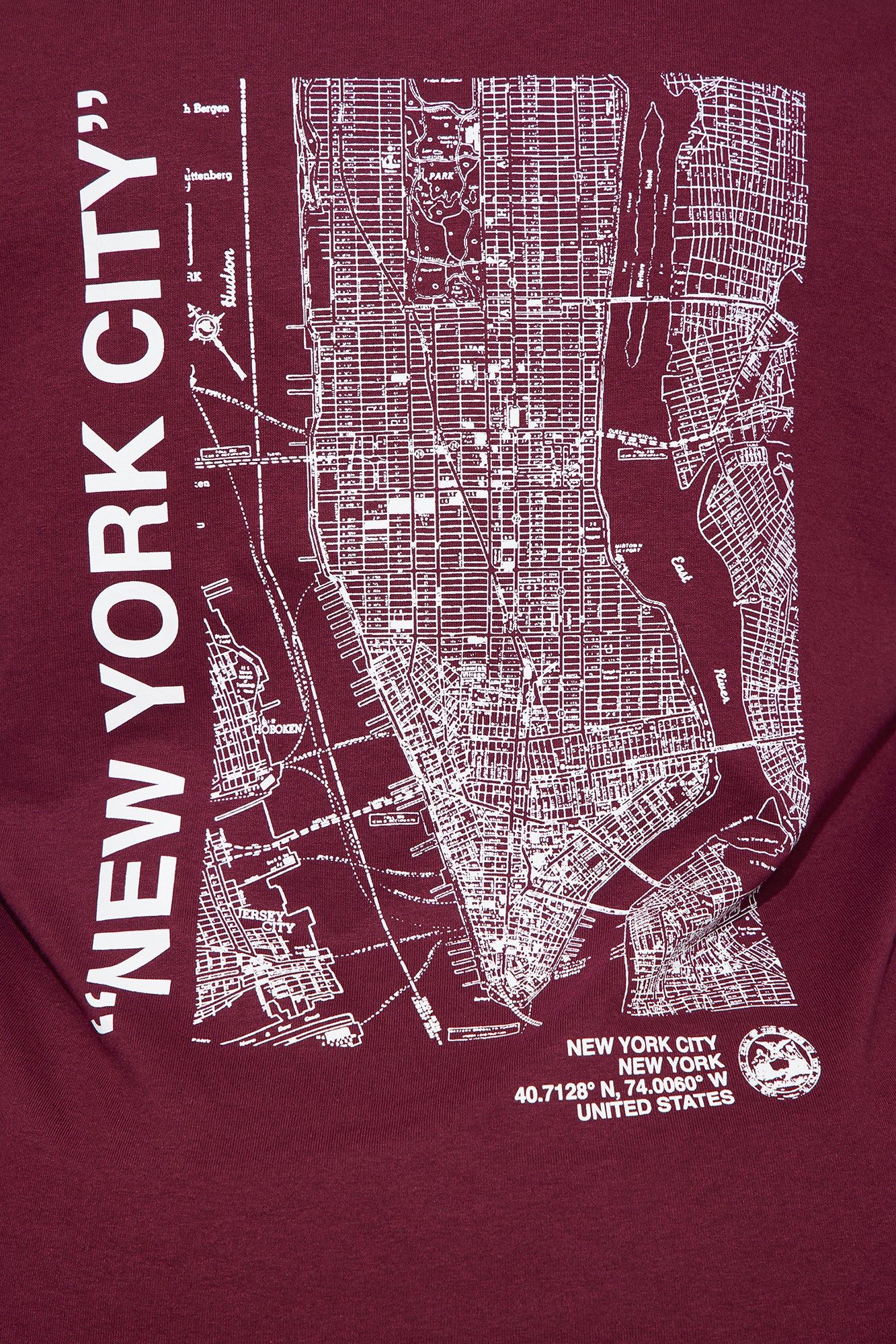 Destination NYC Graphic T-Shirt - Burgundy sold by Fashion Nova product image thumbnail 11