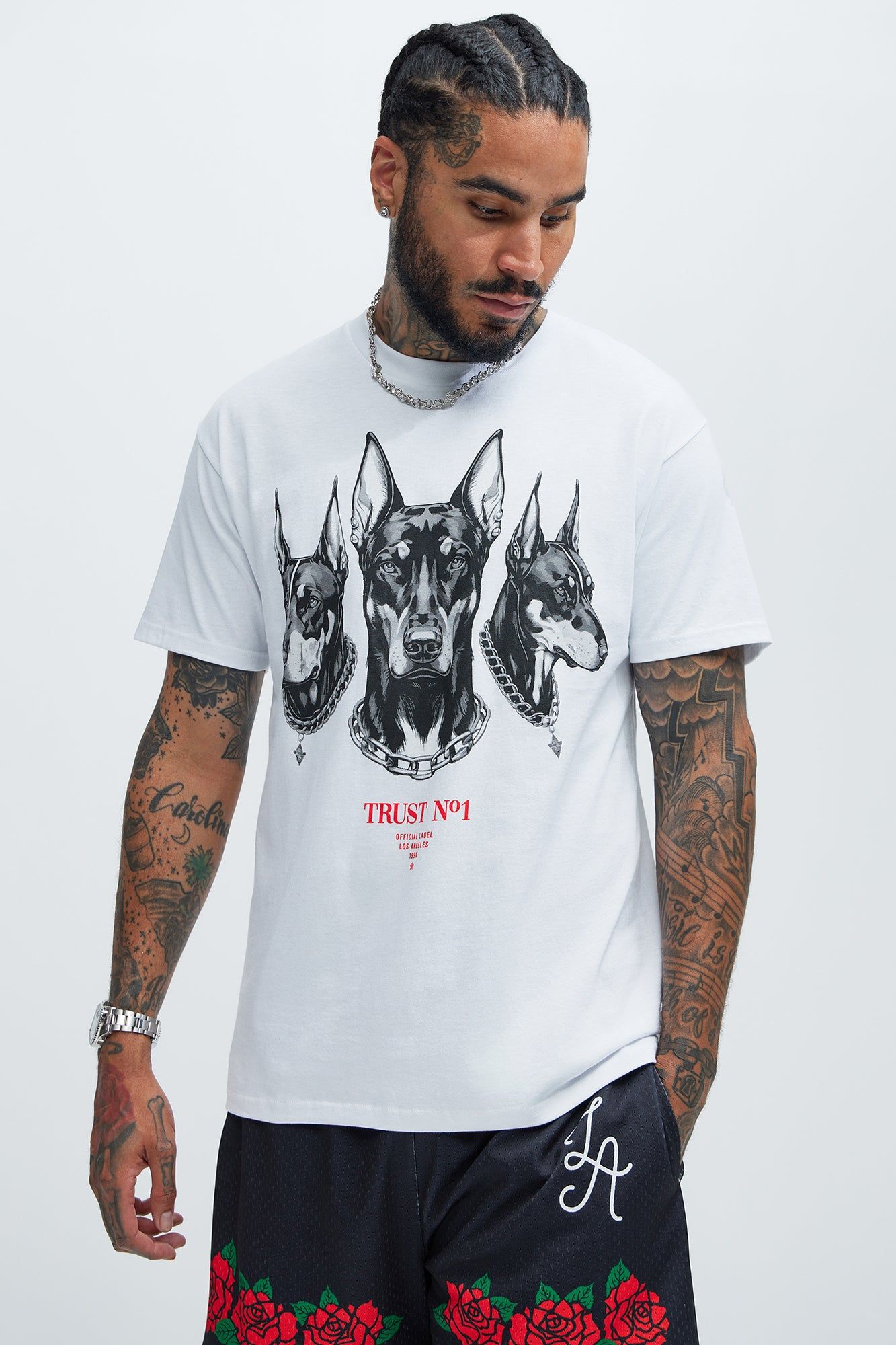 Trust NO1 Short Sleeve Tee - White sold by Fashion Nova product image thumbnail 4