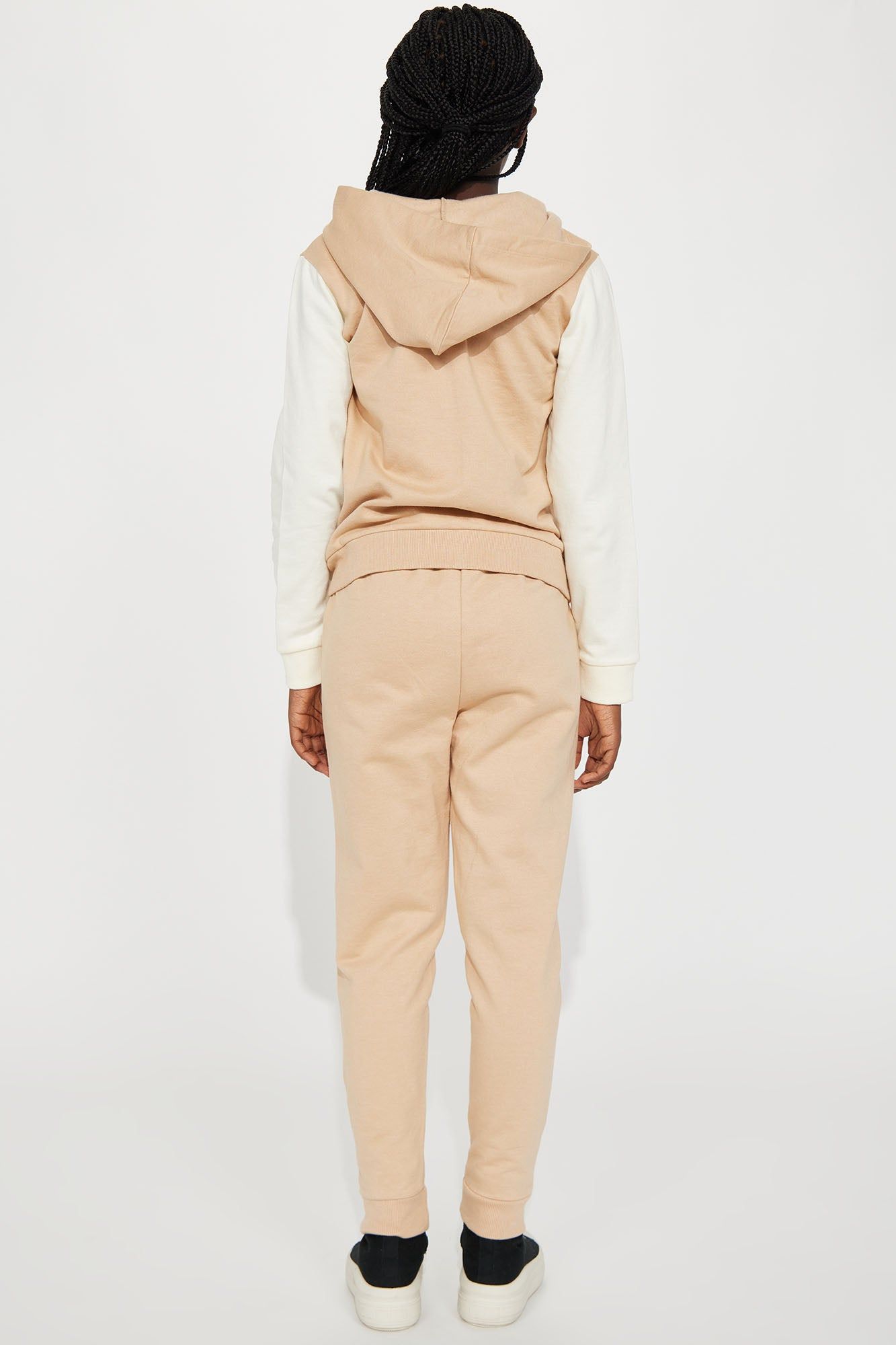 Mini Queen Fleece Jogger Set - Khaki/combo sold by Fashion Nova product image thumbnail 5