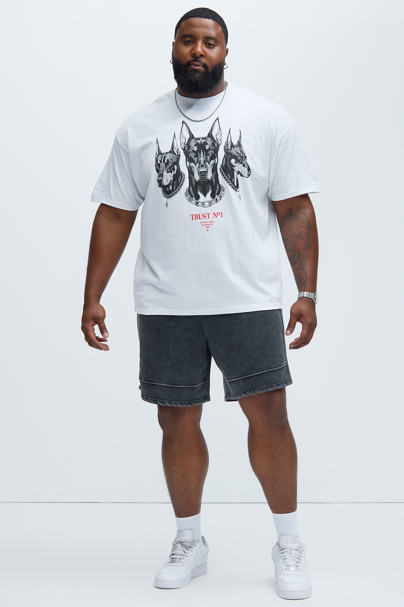 Trust NO1 Short Sleeve Tee - White sold by Fashion Nova product image thumbnail 3