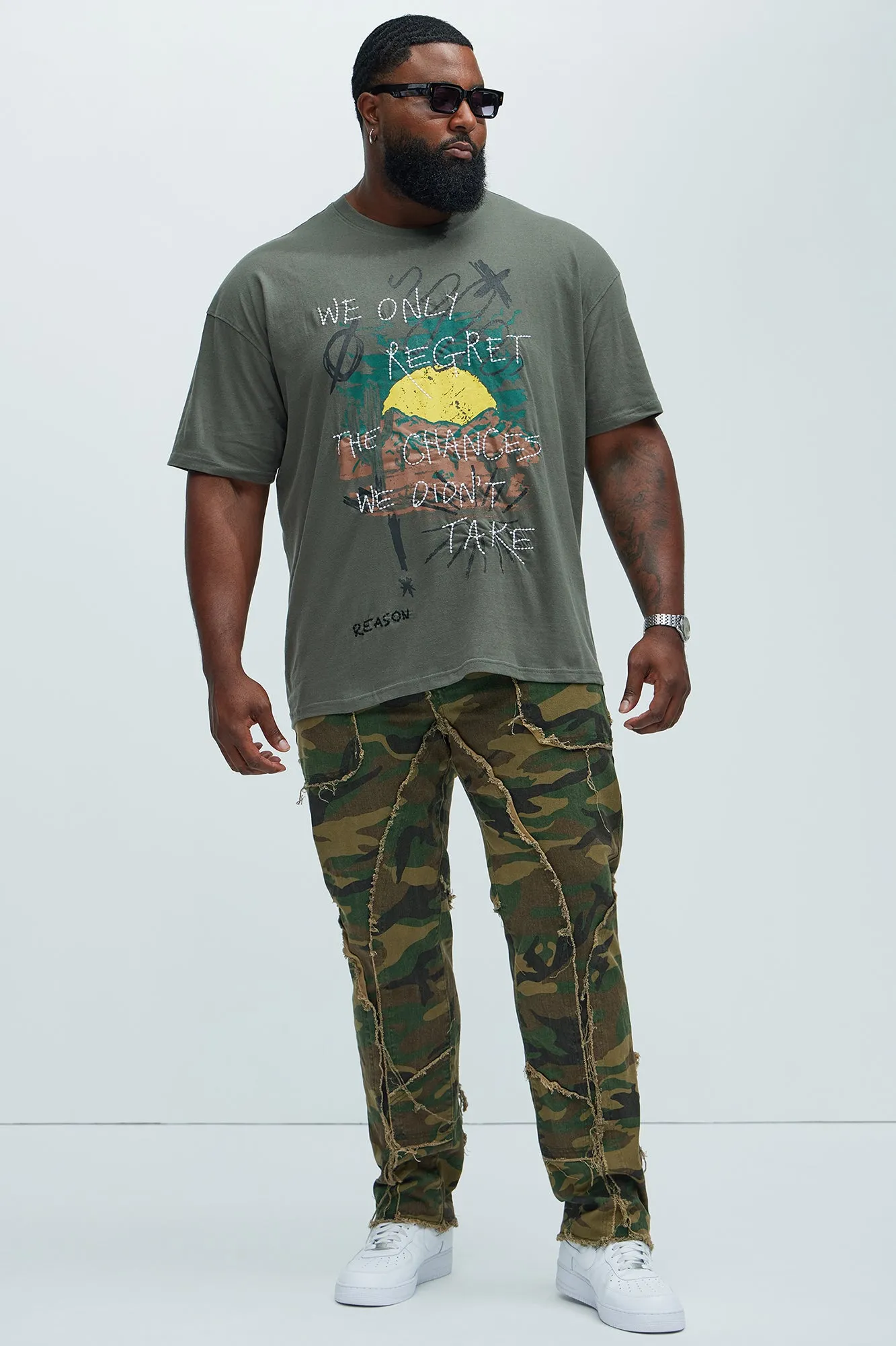 No Regrets Short Sleeve Tee - Olive sold by Fashion Nova product image thumbnail 5