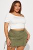 Oksana One Shoulder Top - Ivory sold by Fashion Nova