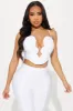 Lovin' Me Bandage Pant Set - White sold by Fashion Nova