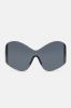 Gone With The Wind Sunglasses - Black sold by Fashion Nova