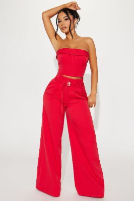 Giovanna Pant Set - Red sold by Fashion Nova