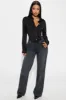 Yee Haw Faux Suede Shirt - Black sold by Fashion Nova