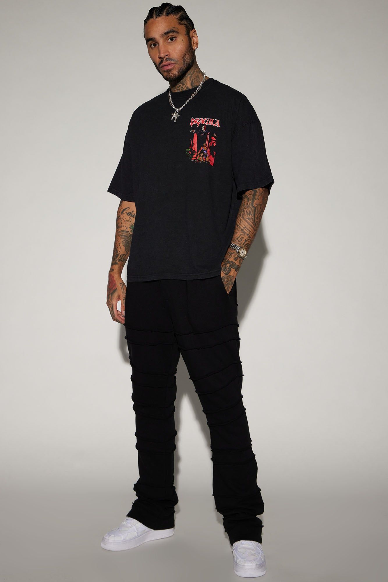 Count Dracula Short Sleeve Tee - Black sold by Fashion Nova product image thumbnail 2