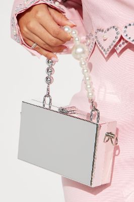 Just Wanna Have Fun Handbag - Silver sold by Fashion Nova