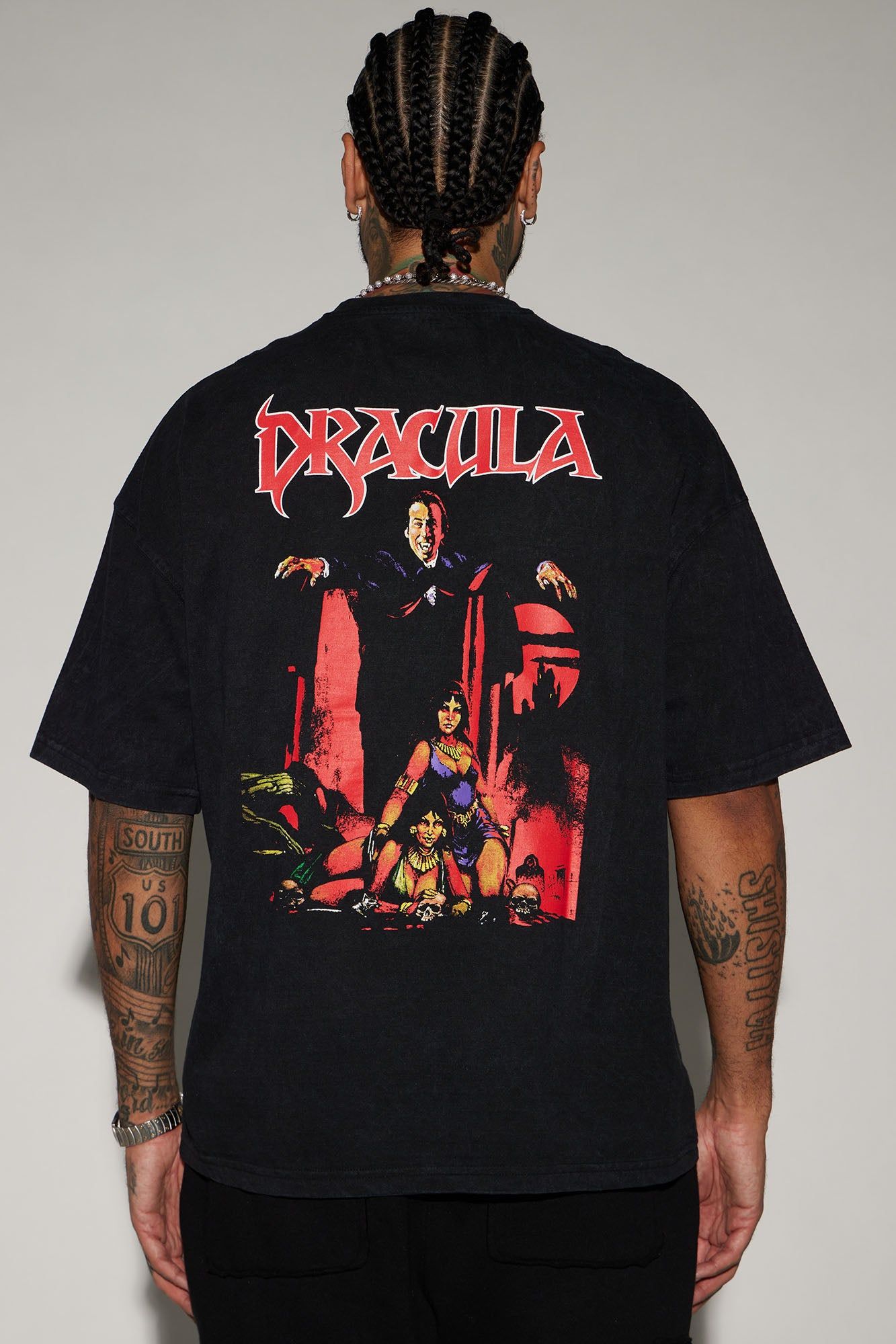Count Dracula Short Sleeve Tee - Black sold by Fashion Nova product image thumbnail 4