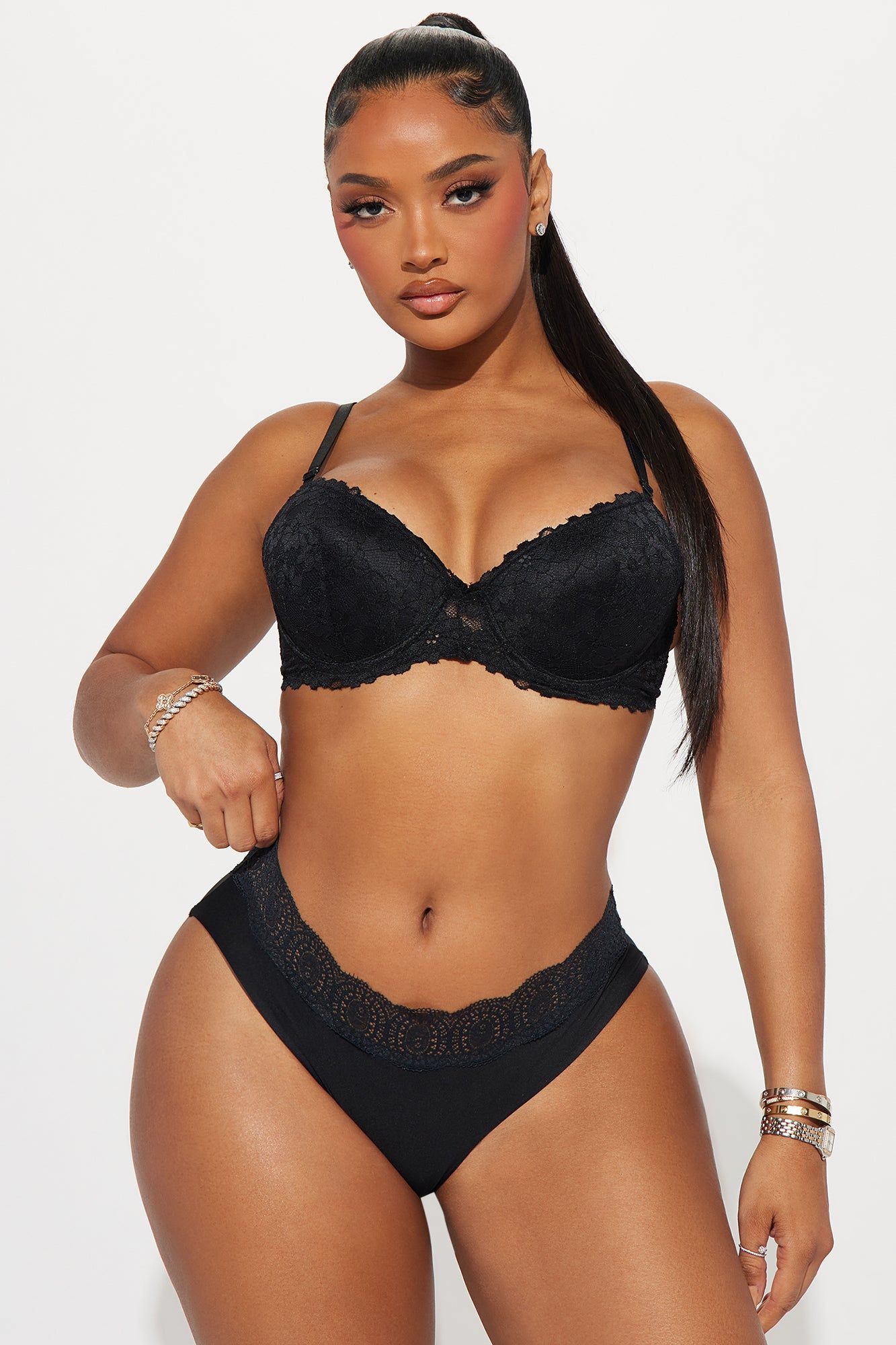 Crush On You Hipster Panty - Black sold by Fashion Nova product image thumbnail 2