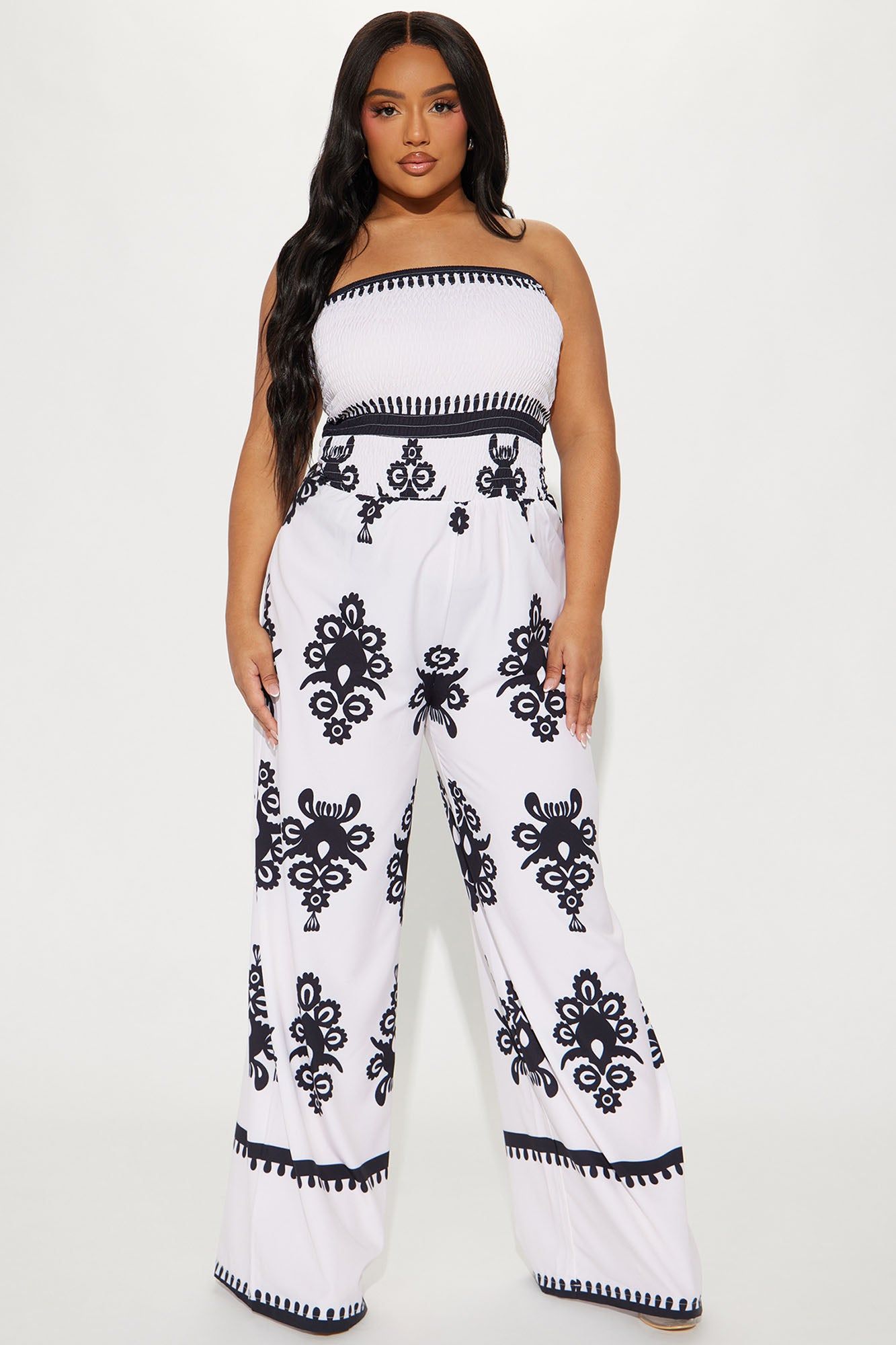 Give Me A Reason Jumpsuit - White sold by Fashion Nova product image thumbnail 4