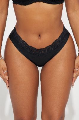 Crush On You Hipster Panty - Black sold by Fashion Nova