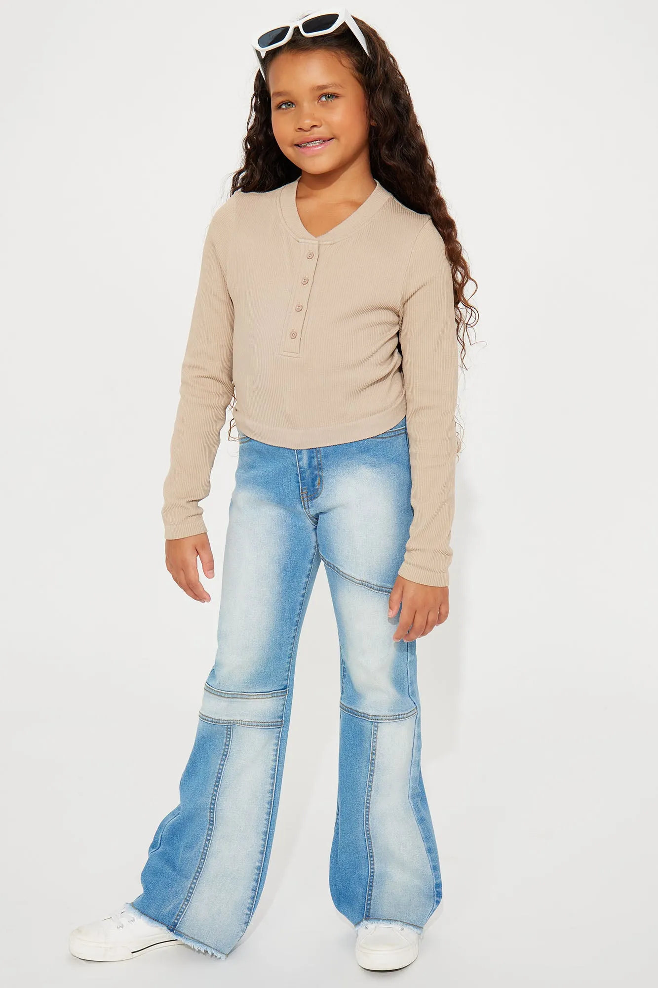 Mini Chynna Seamless Long Sleeve Top - Taupe sold by Fashion Nova product image thumbnail 2