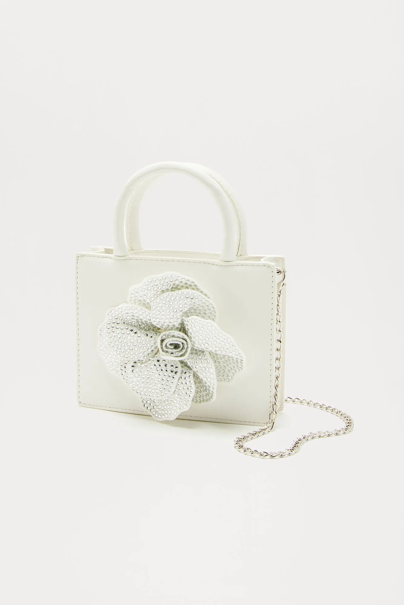 Be My Date Satchel Bag - White sold by Fashion Nova