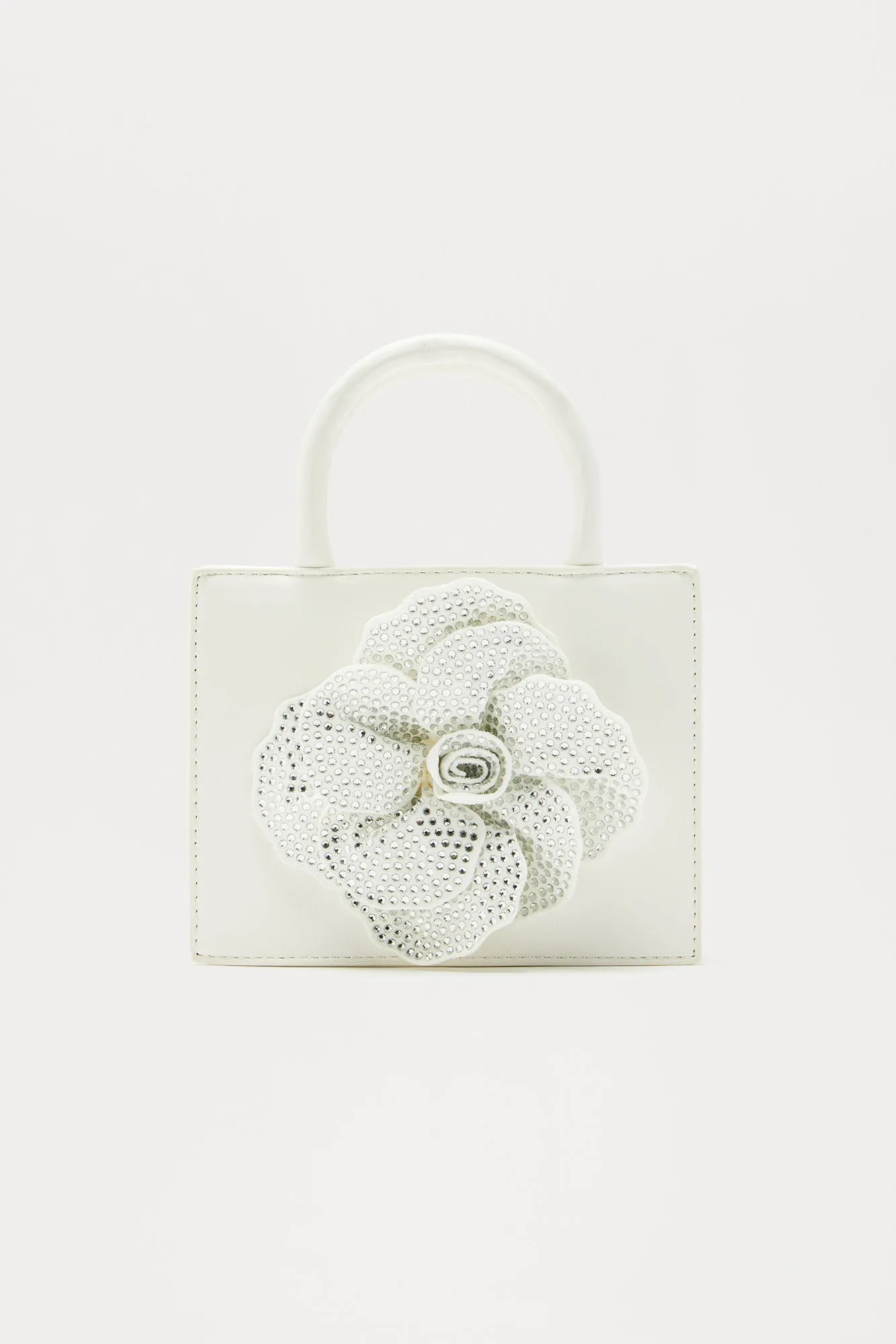 Be My Date Satchel Bag - White sold by Fashion Nova product image thumbnail 2