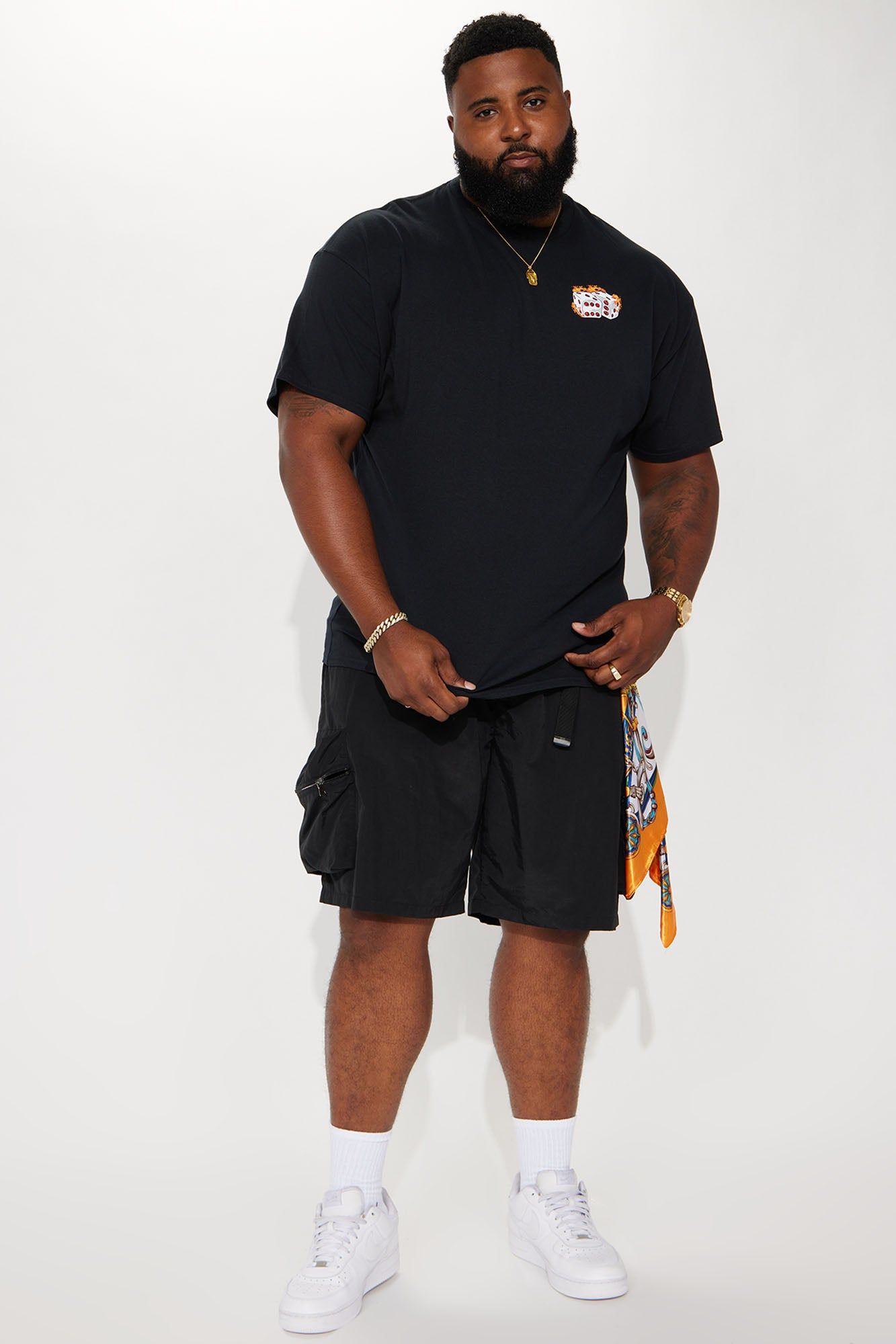 Dice Talk Short Sleeve Tee - Black sold by Fashion Nova product image thumbnail 6