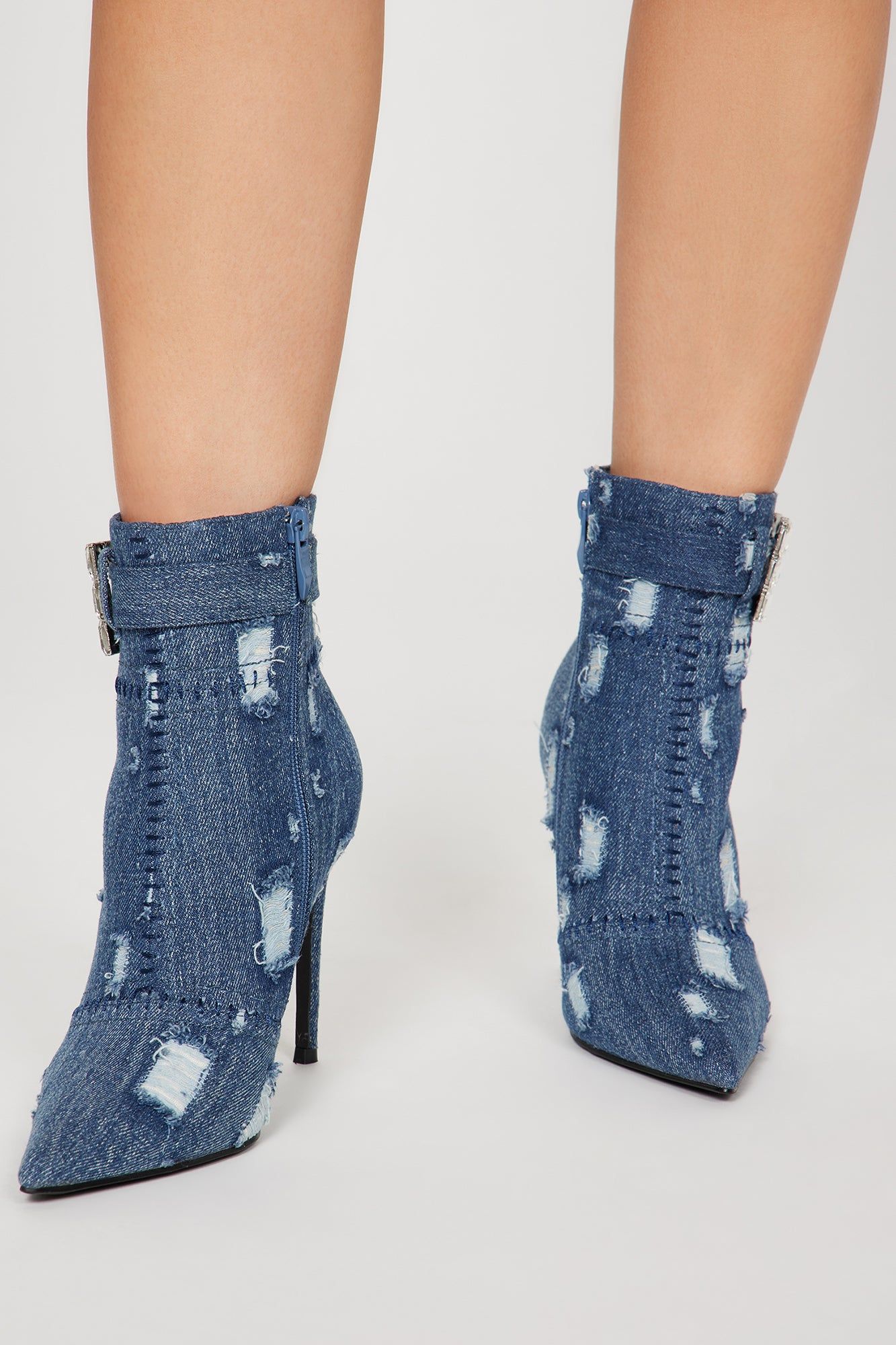 Kamri Heeled Boots - Denim sold by Fashion Nova product image thumbnail 2