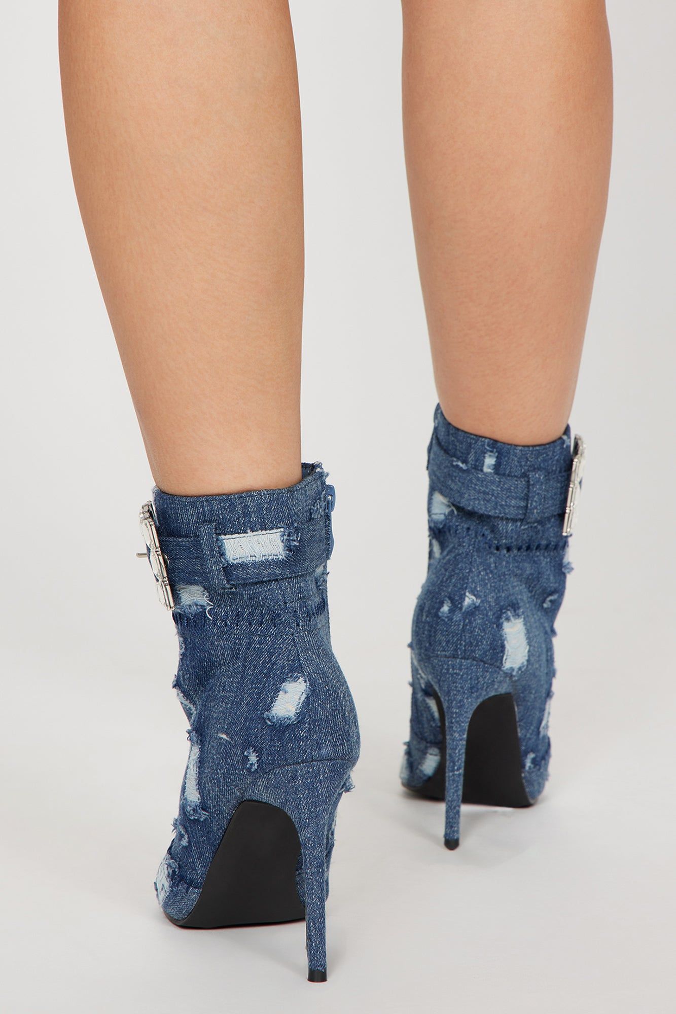 Kamri Heeled Boots - Denim sold by Fashion Nova product image thumbnail 4