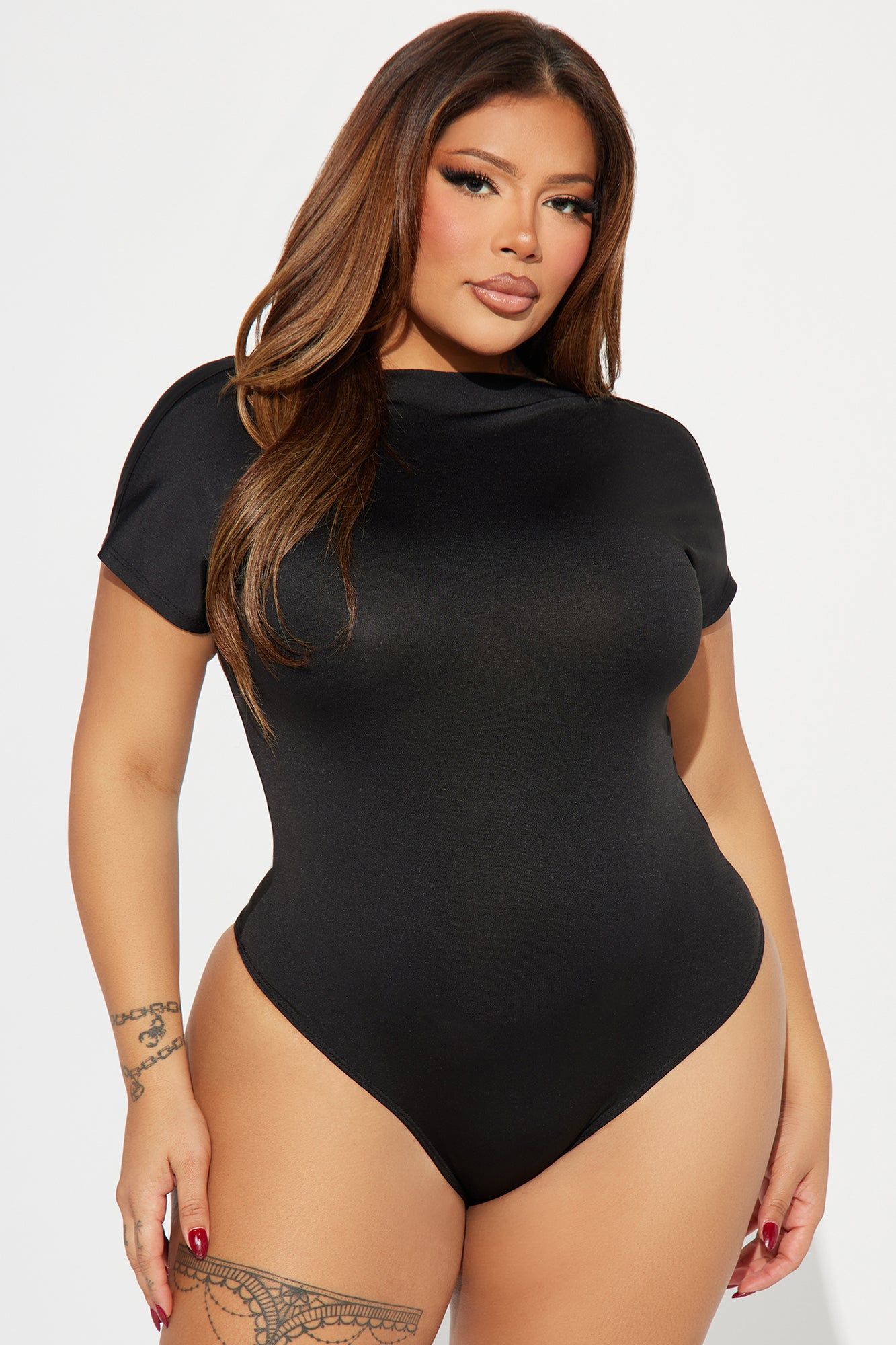 Choosing Sides Backless Bodysuit - Black sold by Fashion Nova product image thumbnail 5