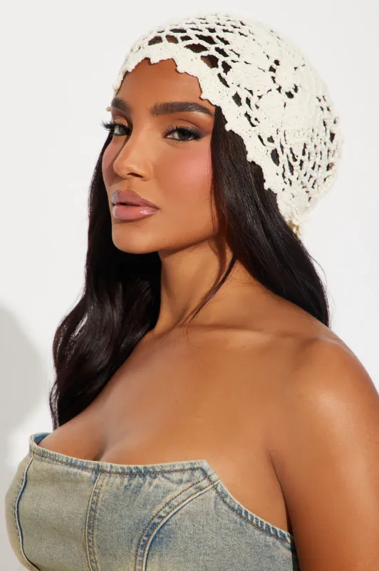 Playa Hermosa Crochet Hat - Ivory sold by Fashion Nova