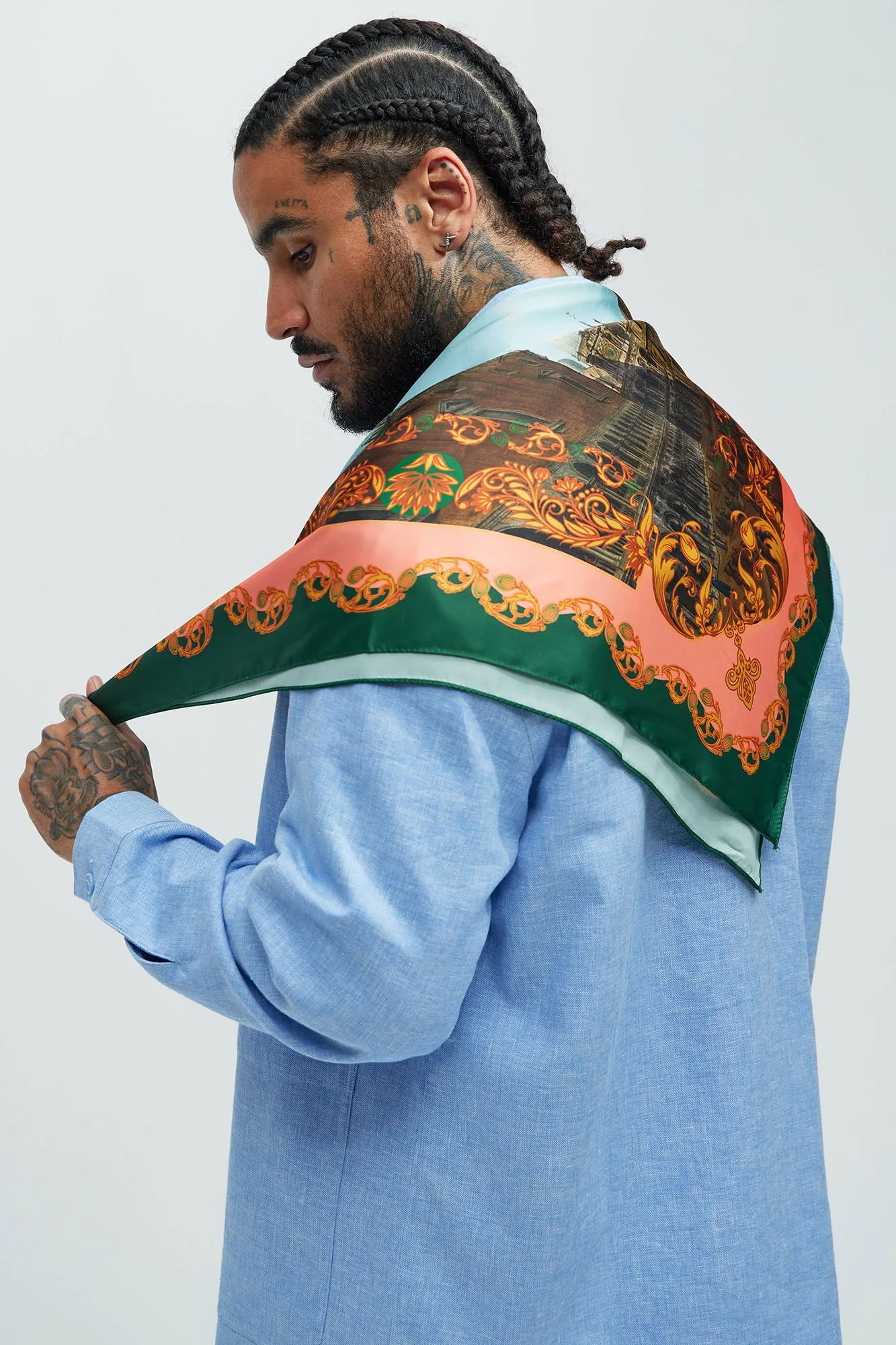 Trips Abroad Bandana - Multi Color sold by Fashion Nova