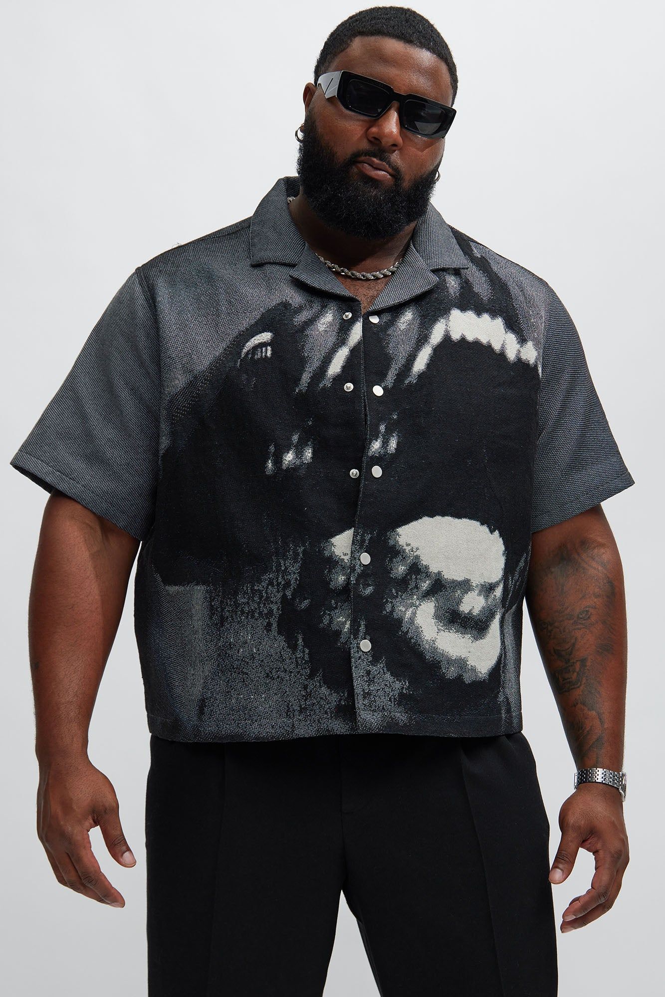 Rogue Tapestry Shirt - Multi Color sold by Fashion Nova product image thumbnail 5