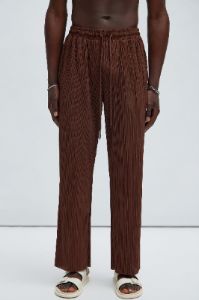 Florence Straight Pants - Dark Brown sold by Fashion Nova