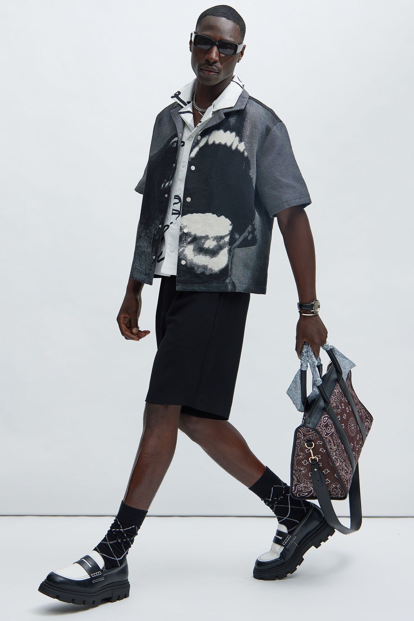 Rogue Tapestry Shirt - Multi Color sold by Fashion Nova product image thumbnail 2