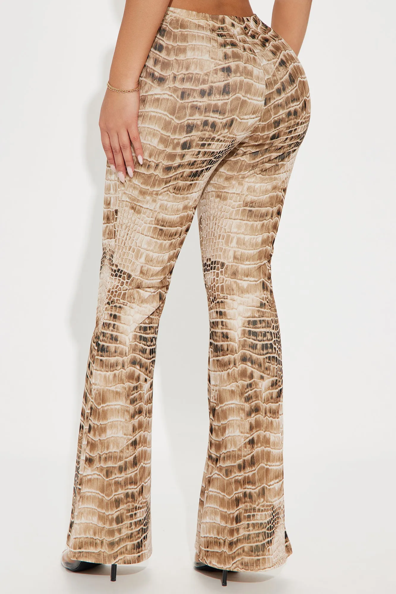 All My Poison Flare Pant - Tan/Multi sold by Fashion Nova product image thumbnail 3