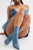 Not Missing You Heeled Boots - Denim sold by Fashion Nova
