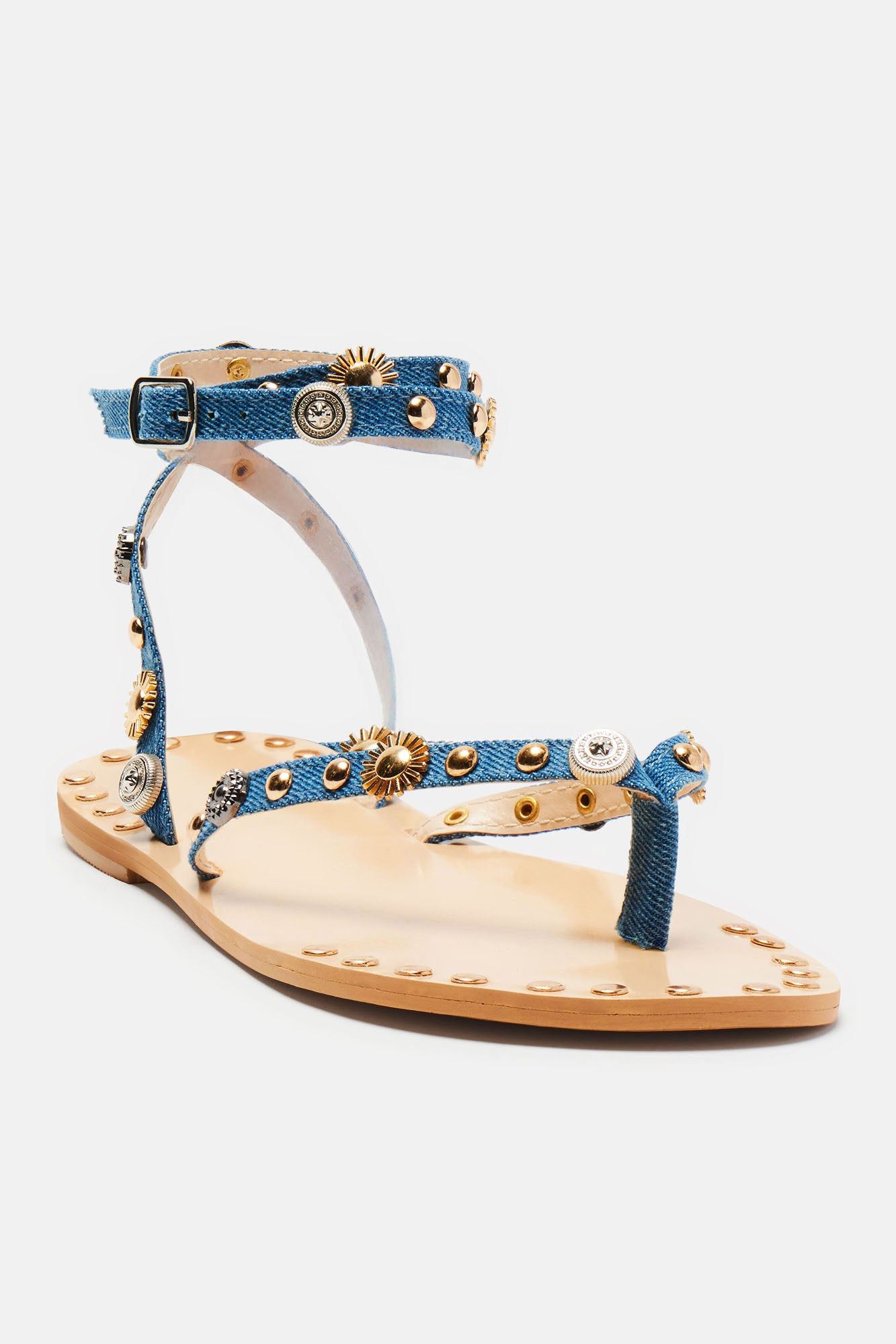 Living In It Flat Sandals - Denim sold by Fashion Nova product image thumbnail 2