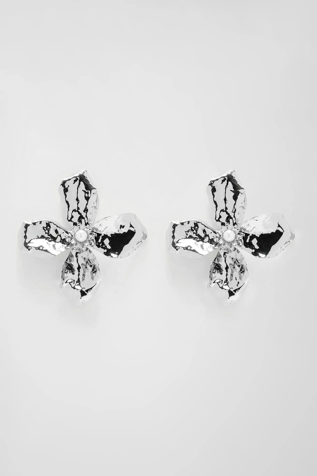 Aster Aura Earrings - Silver sold by Fashion Nova product image thumbnail 3