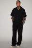 Universal Cropped Shirt - Black sold by Fashion Nova