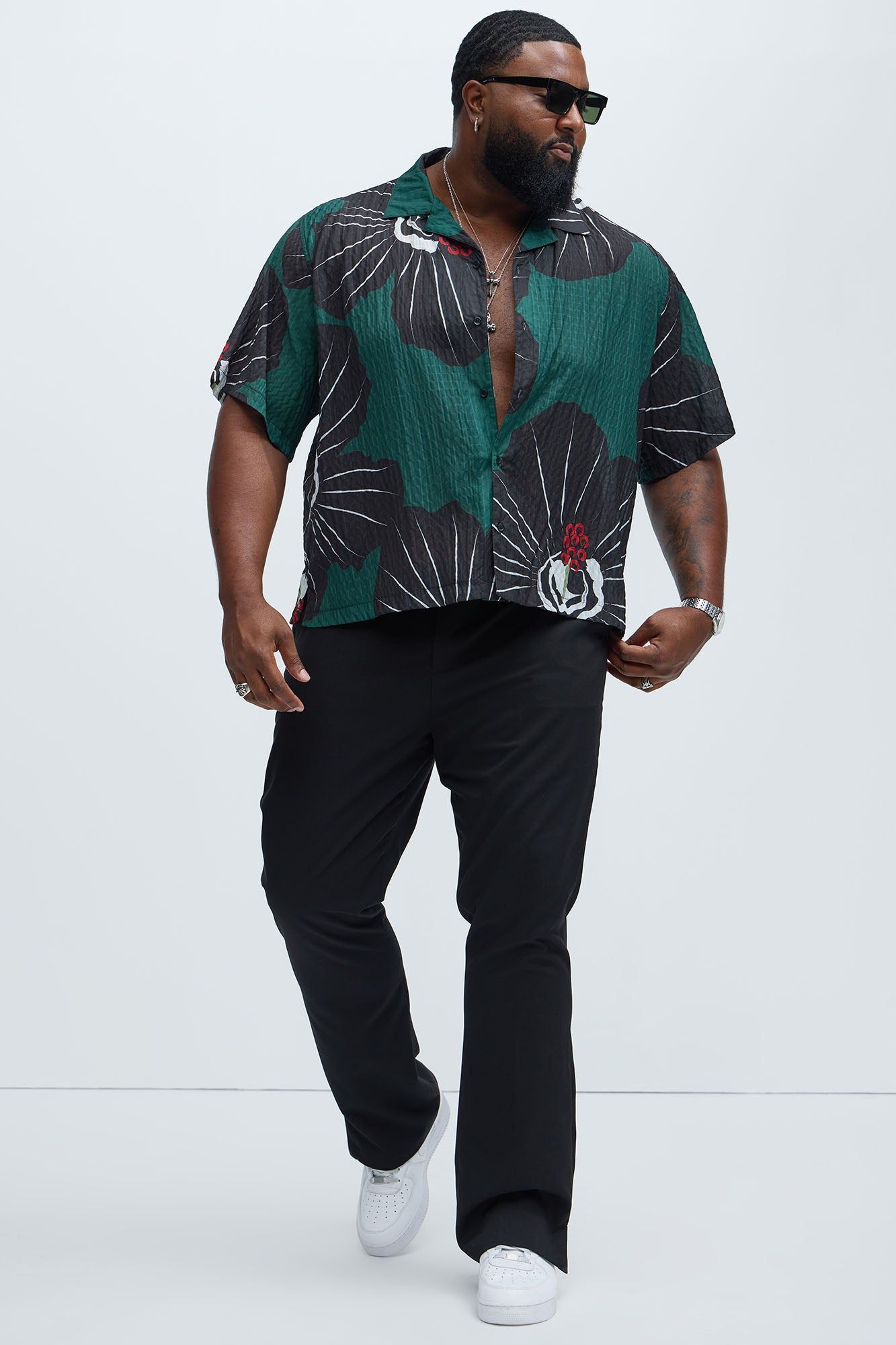 Jenkins Floral Shirt - Black/combo sold by Fashion Nova product image thumbnail 5