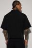 Universal Cropped Shirt - Black sold by Fashion Nova