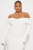 Vivianna Snatched Mini Dress - Off White sold by Fashion Nova