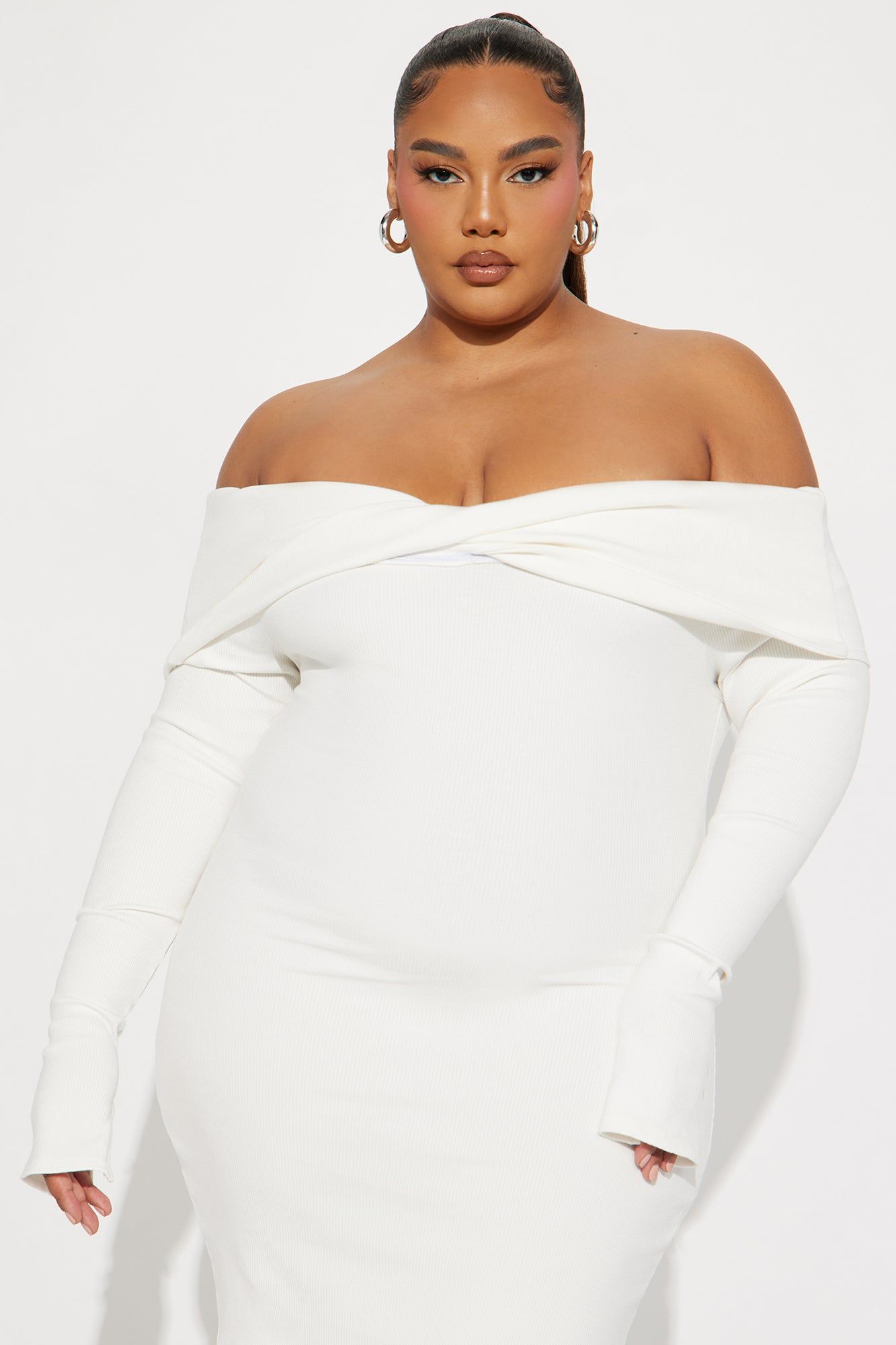 Vivianna Snatched Mini Dress - Off White sold by Fashion Nova product image thumbnail 5