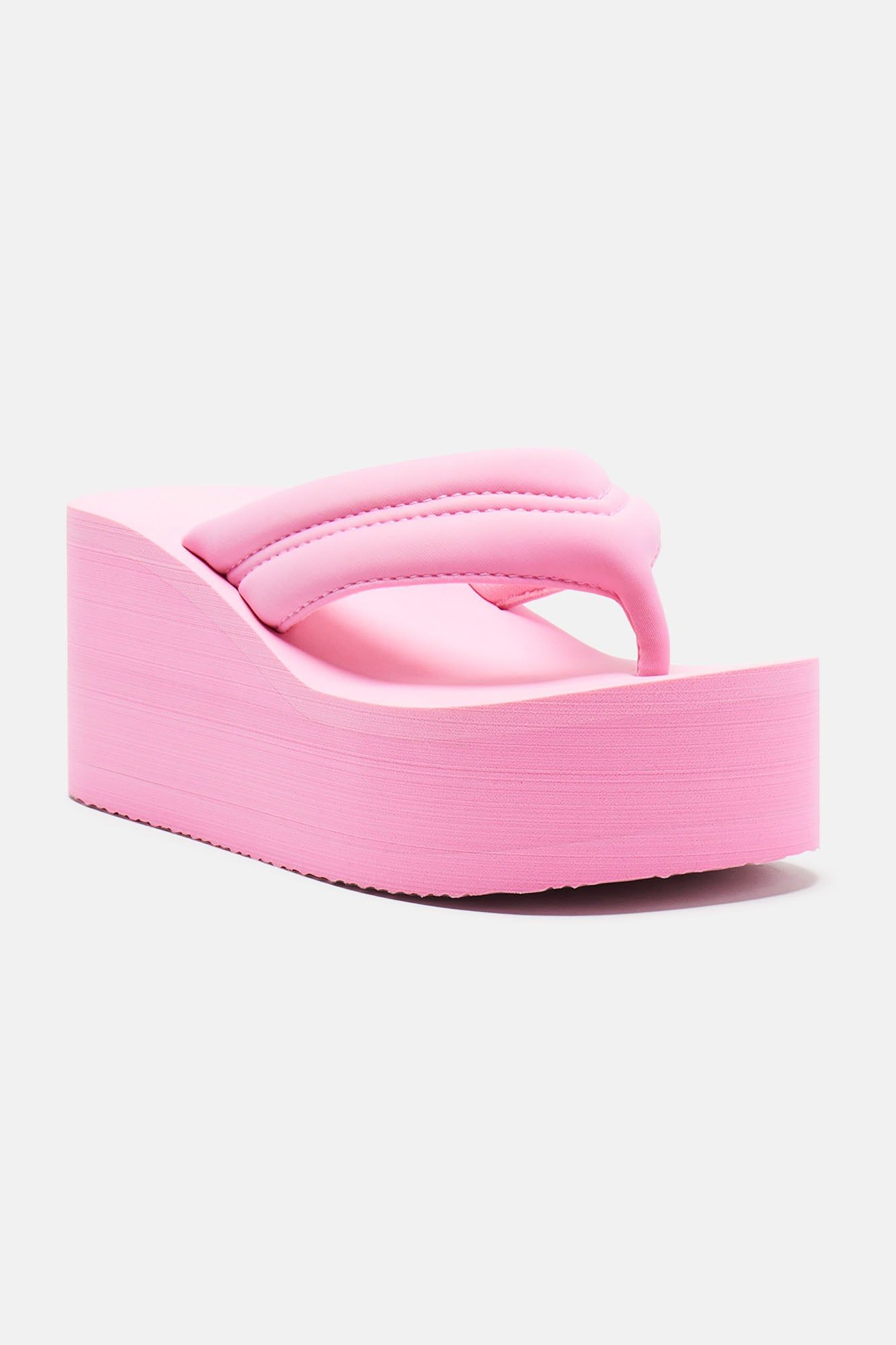 Meet Me Poolside Wedges - Pink sold by Fashion Nova product image thumbnail 2