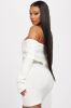 Vivianna Snatched Mini Dress - Off White sold by Fashion Nova