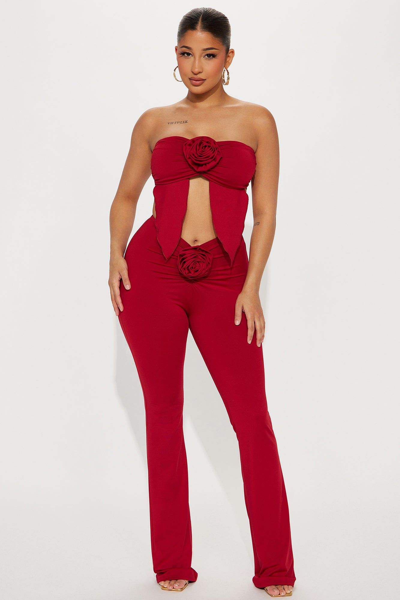 Libbi Pant Set - Red sold by Fashion Nova