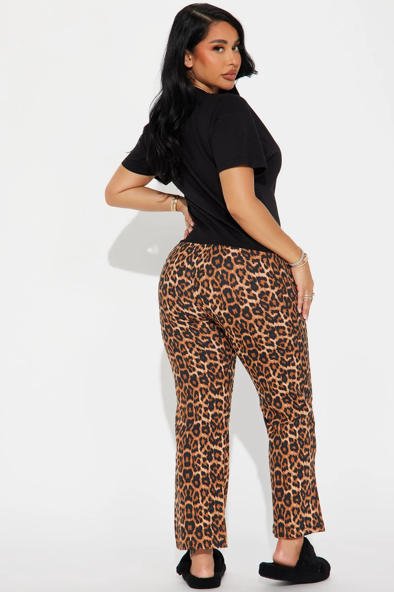 Hot Mess PJ Pant Set - Leopard sold by Fashion Nova product image thumbnail 4