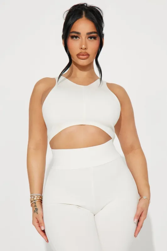 Chelsea Snatched Top - Off White sold by Fashion Nova