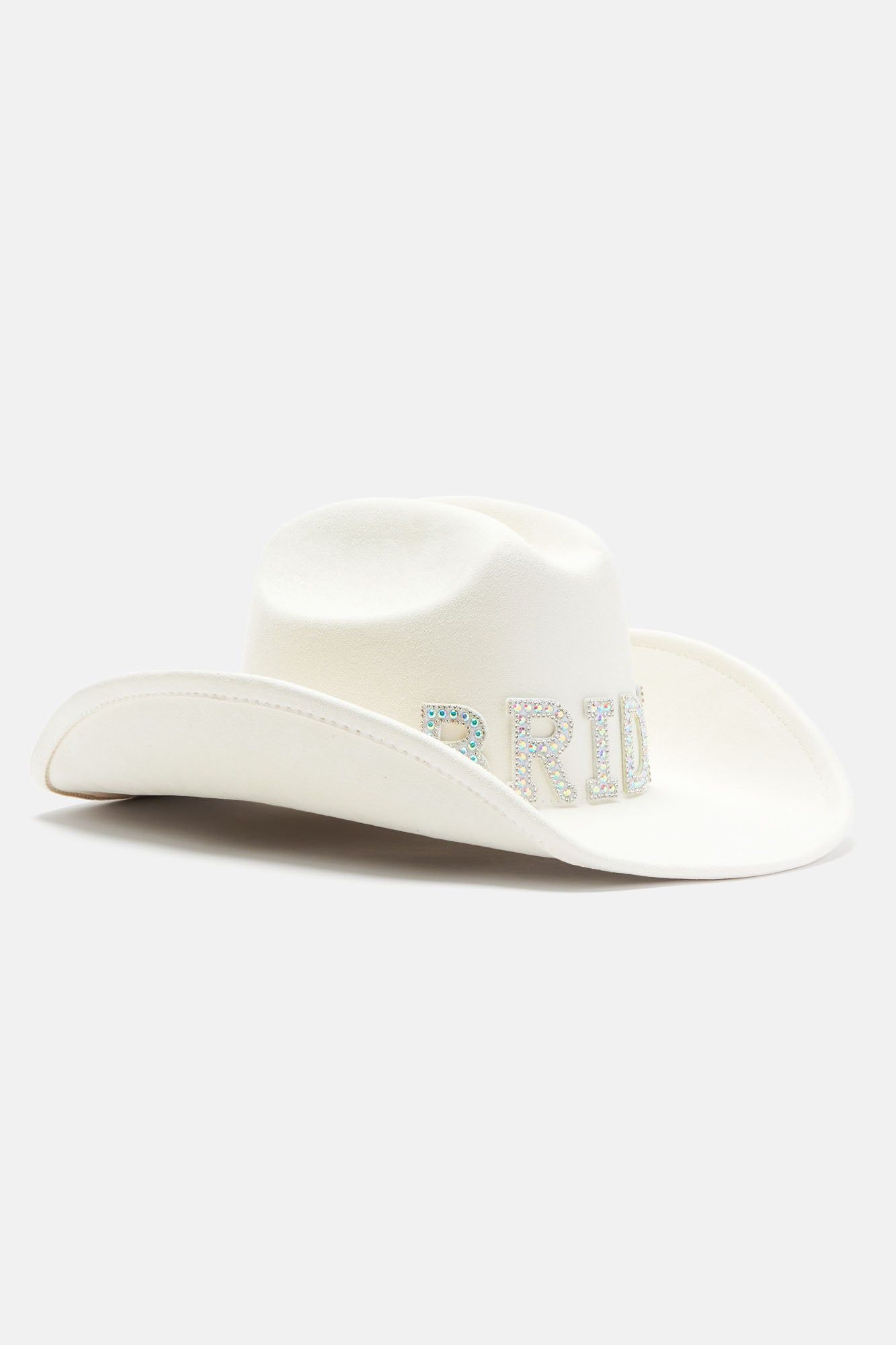 Cowgirl Bride Hat - White sold by Fashion Nova product image thumbnail 2