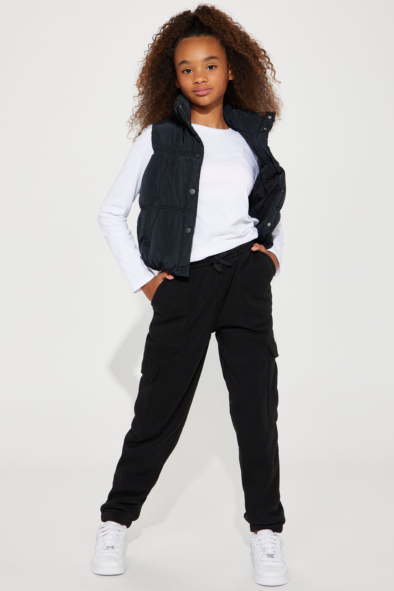 Mini Stella Puffer Vest - Black sold by Fashion Nova product image thumbnail 2