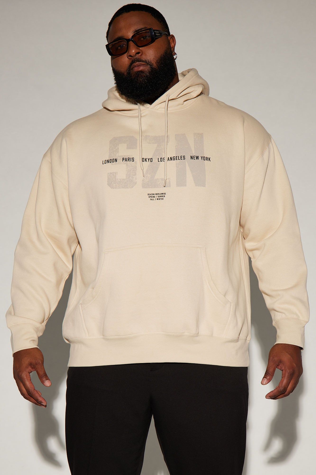 SZN Worldwide Hoodie - Sand sold by Fashion Nova product image thumbnail 5