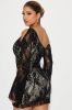 Lace Affair Mini Dress - Black sold by Fashion Nova