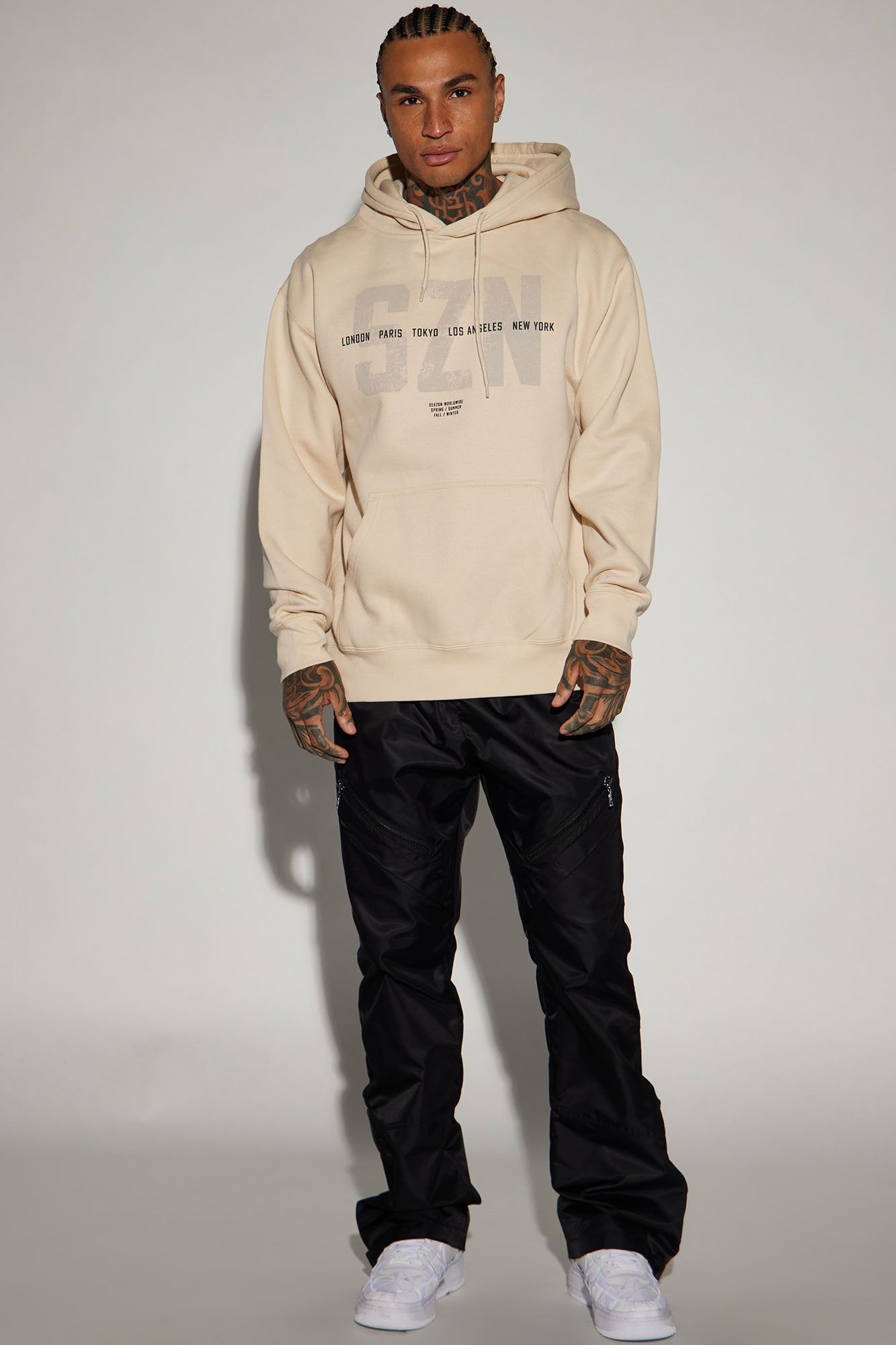 SZN Worldwide Hoodie - Sand sold by Fashion Nova product image thumbnail 2