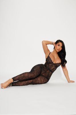 Sexy Buy Sweet Lace Bodystocking - Black sold by Fashion Nova