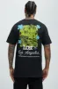 Lost In Los Angeles Short Sleeve Tee - Black sold by Fashion Nova