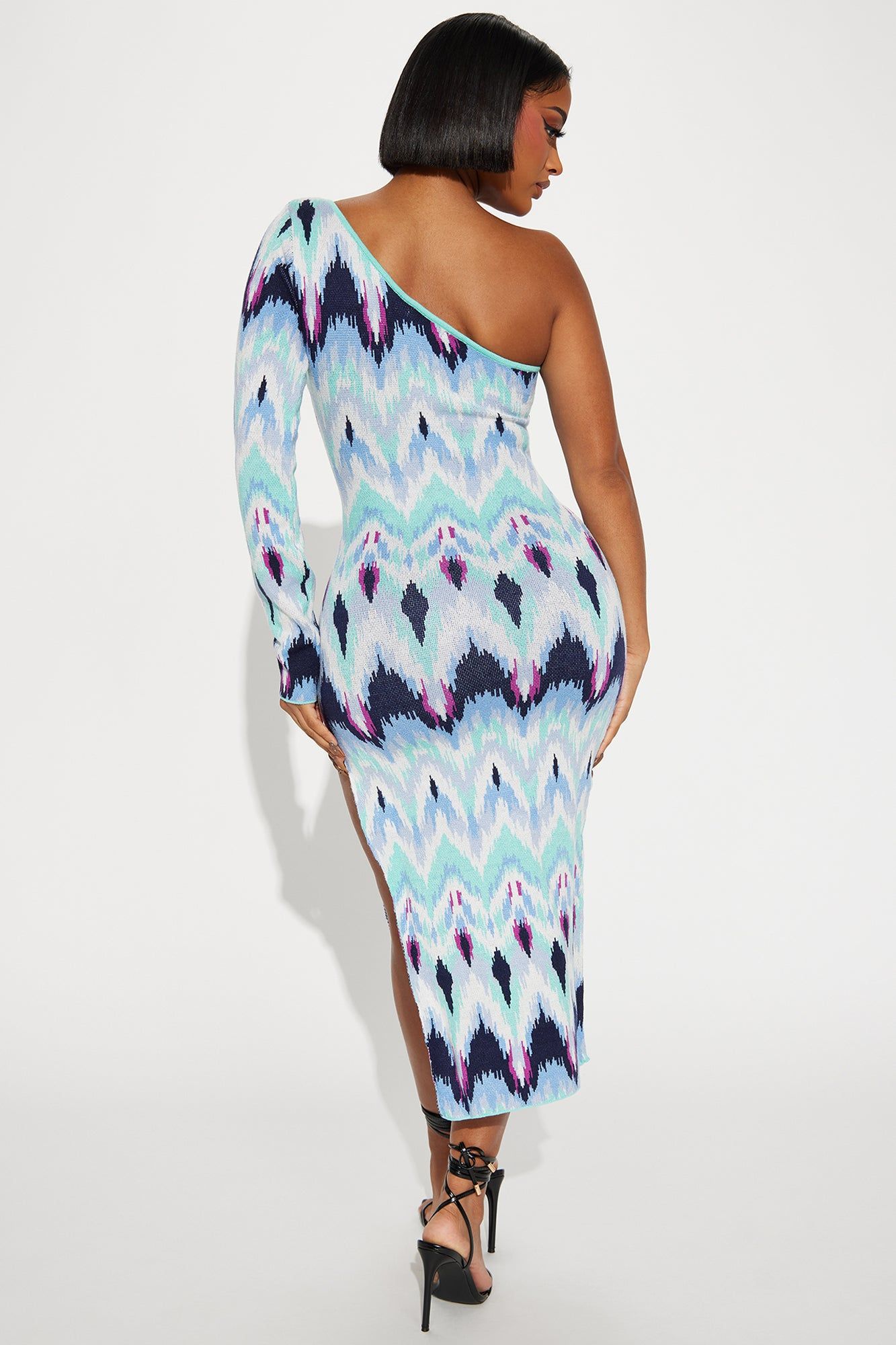 Patricia Sweater Midi Dress - Blue/combo sold by Fashion Nova product image thumbnail 3